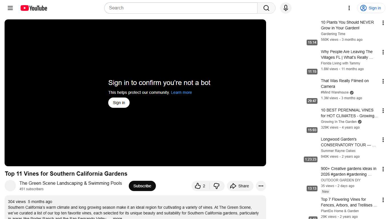 Top 11 Vines for Southern California Gardens - YouTube